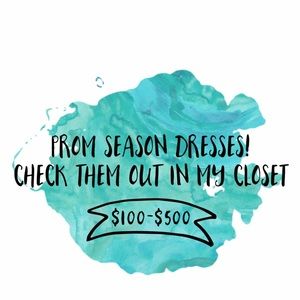 VARIETY OF PROM DRESSES